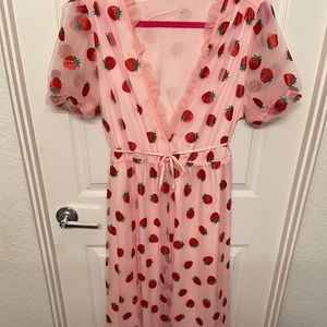 Tik Tok Strawberry Dress. Size L